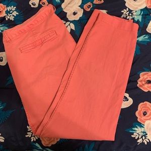 Coral Old Navy Pixie Cut Pants